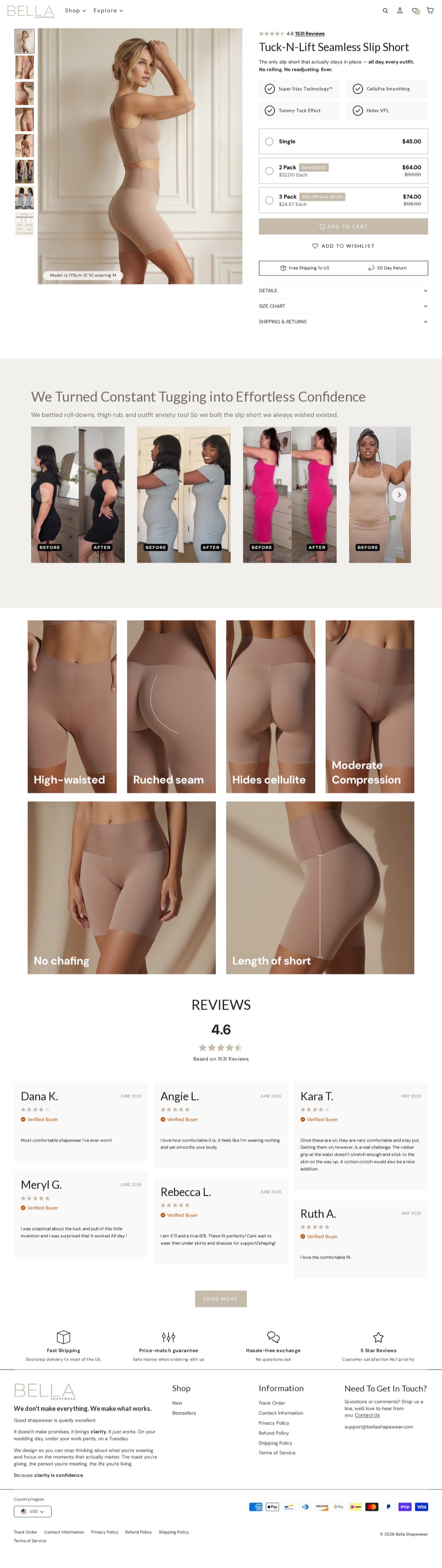bellashapewear.com
