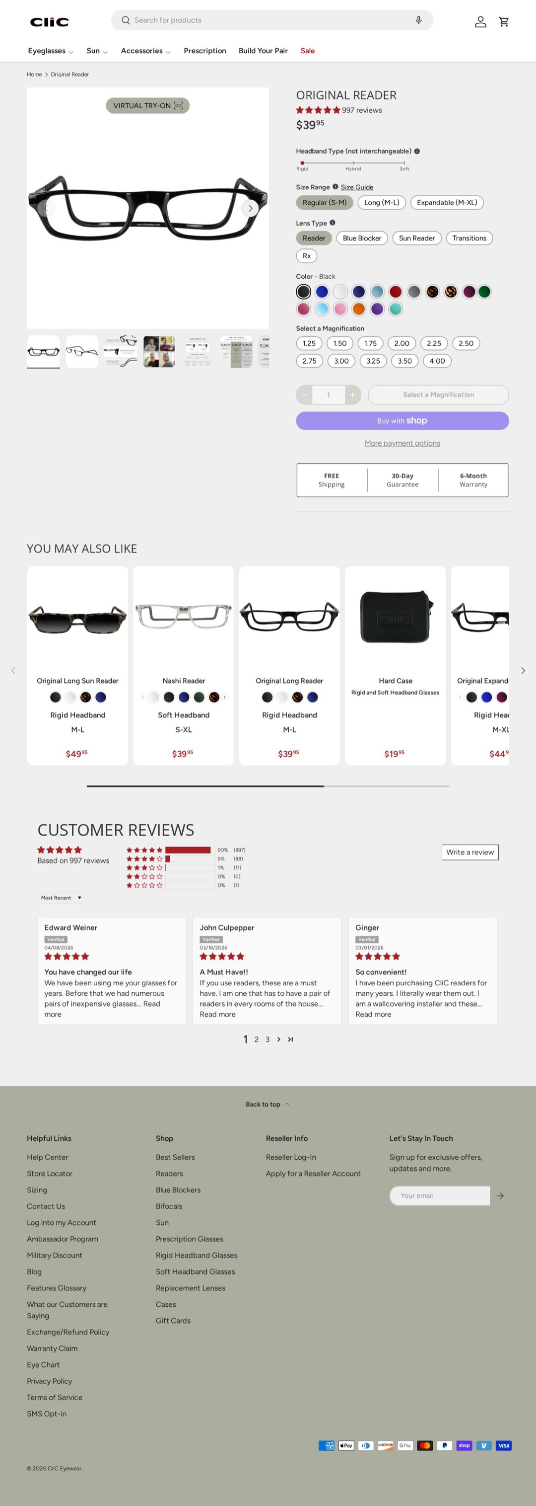 cliceyewear.com