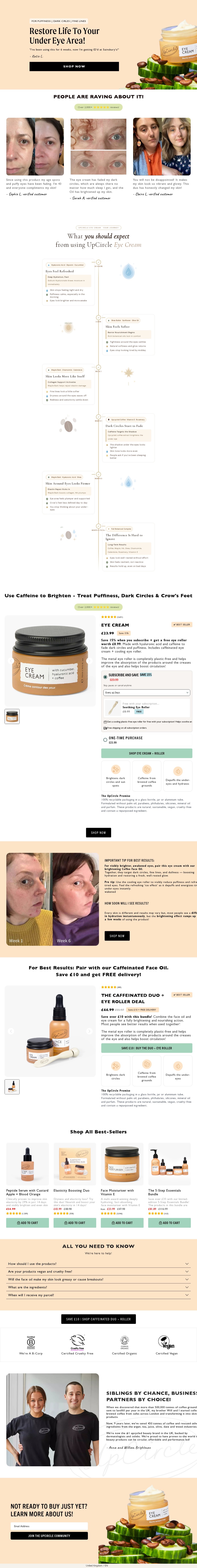upcirclebeauty.com
